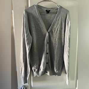 Men’s v neck button down cardigan